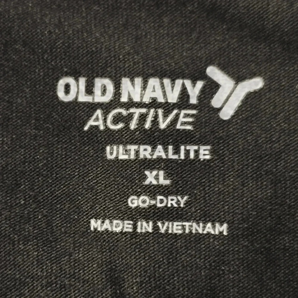 Old Navy, Size XL, Black Sleeveless Active Crop - Picture 8 of 9